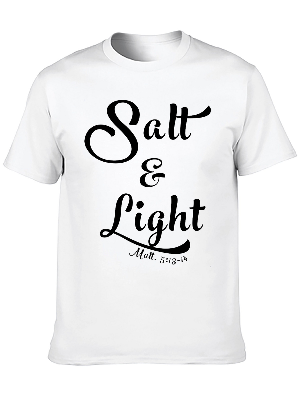 Salt & Light Christian T-Shirt - Matte 5:13-14