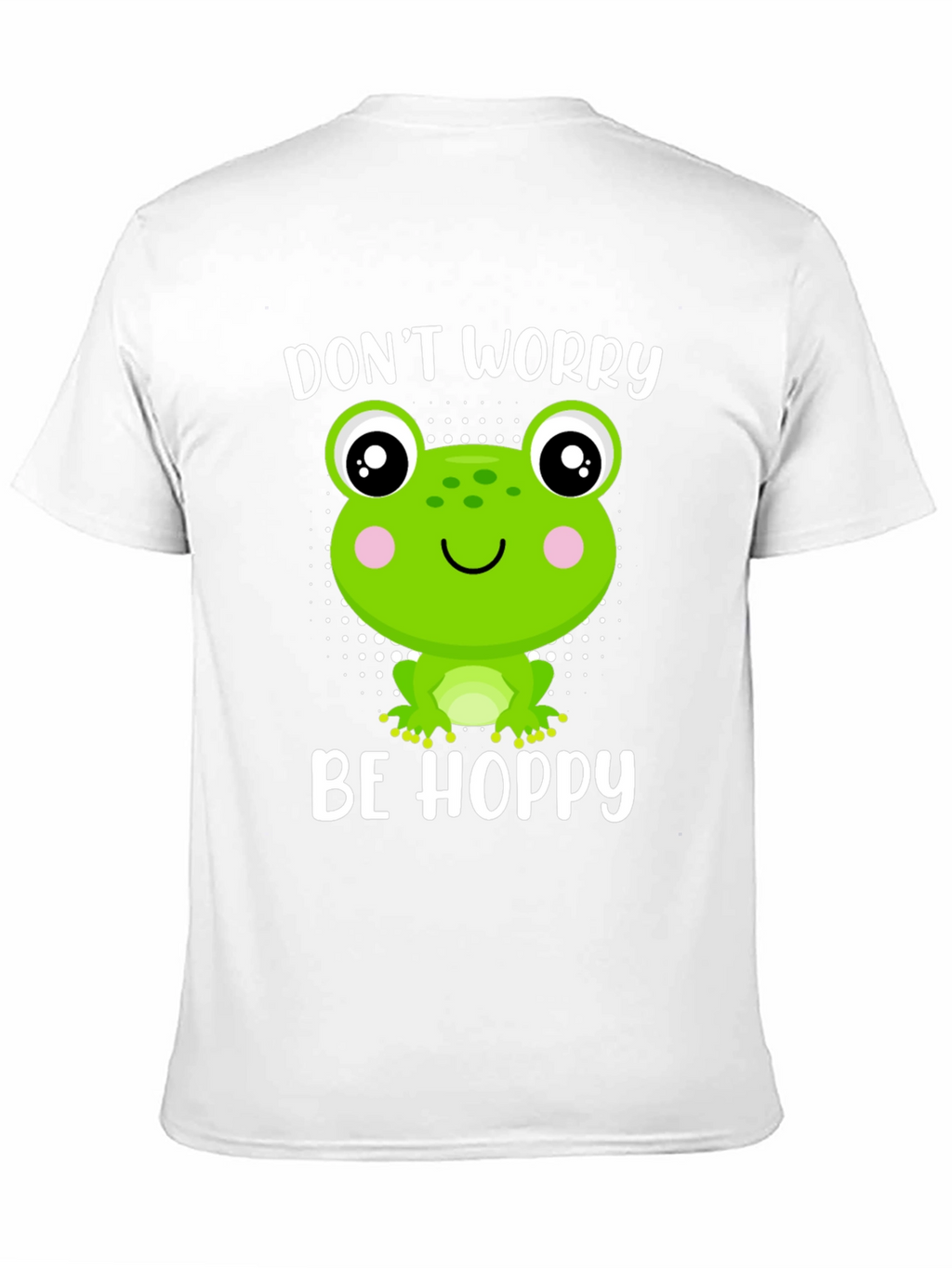 Dont Worry Be Hoppy Frog Graphic Tee