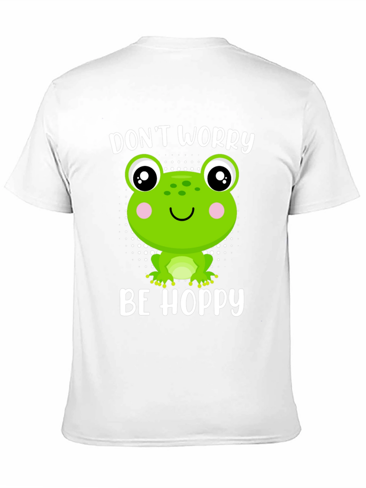 Dont Worry Be Hoppy Frog Graphic Tee
