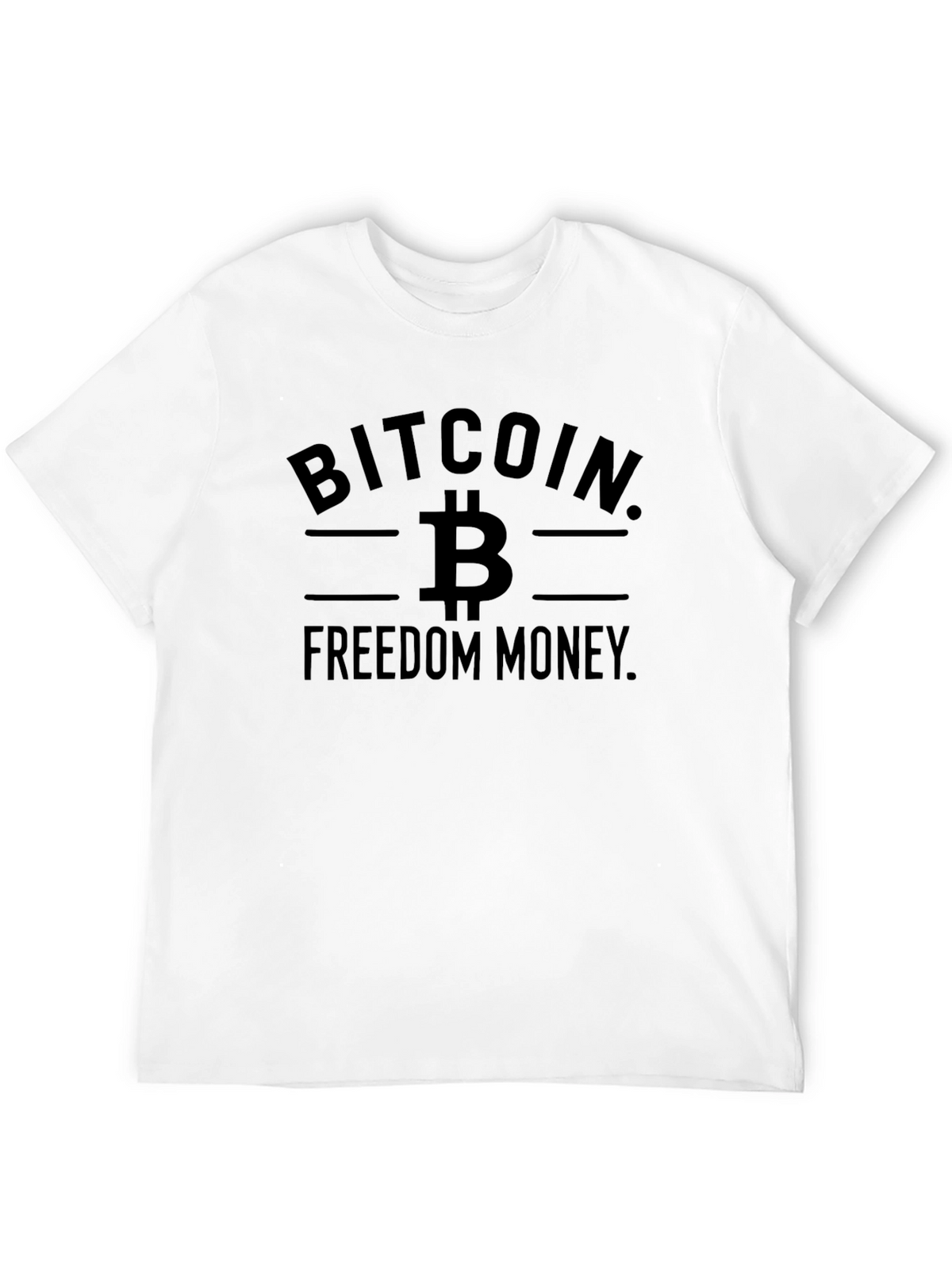 Bitcoin Freedom Money Graphic T-Shirt