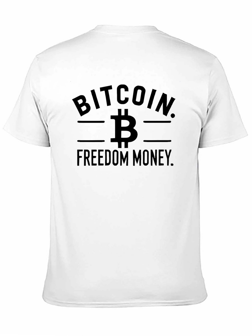 Bitcoin Freedom Money Graphic T-Shirt