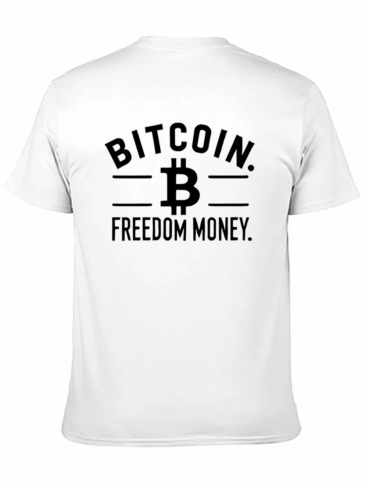 Bitcoin Freedom Money Graphic T-Shirt