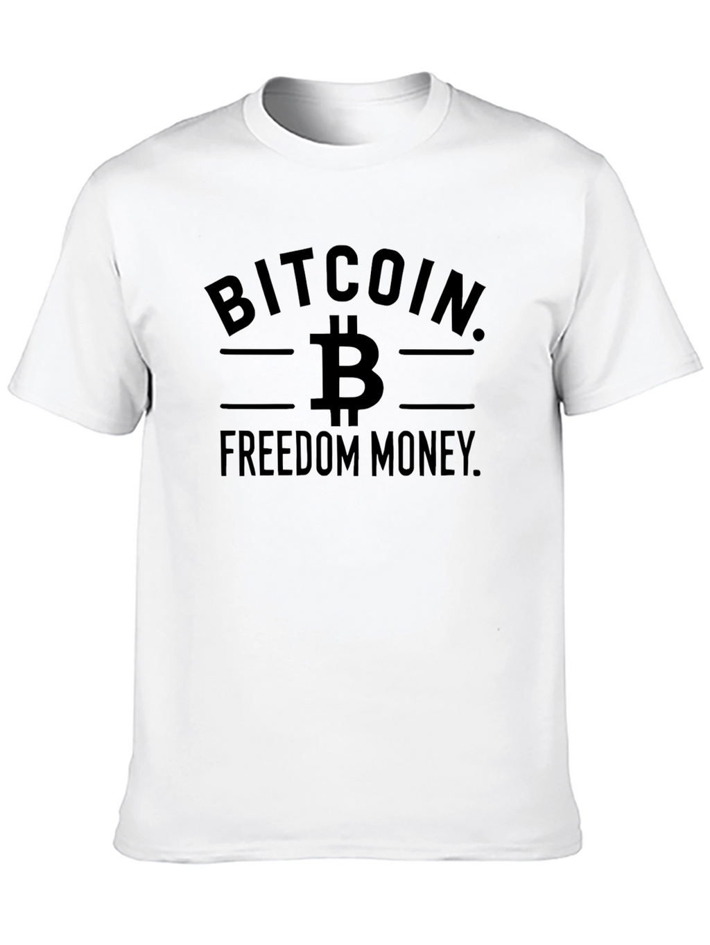 Bitcoin Freedom Money Graphic T-Shirt