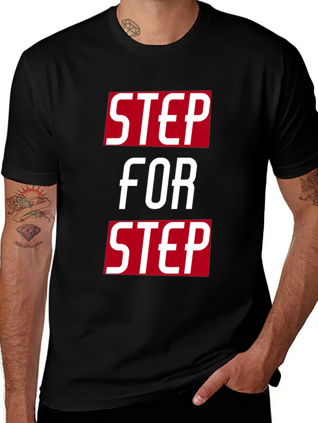 Step For Step Graphic Tee