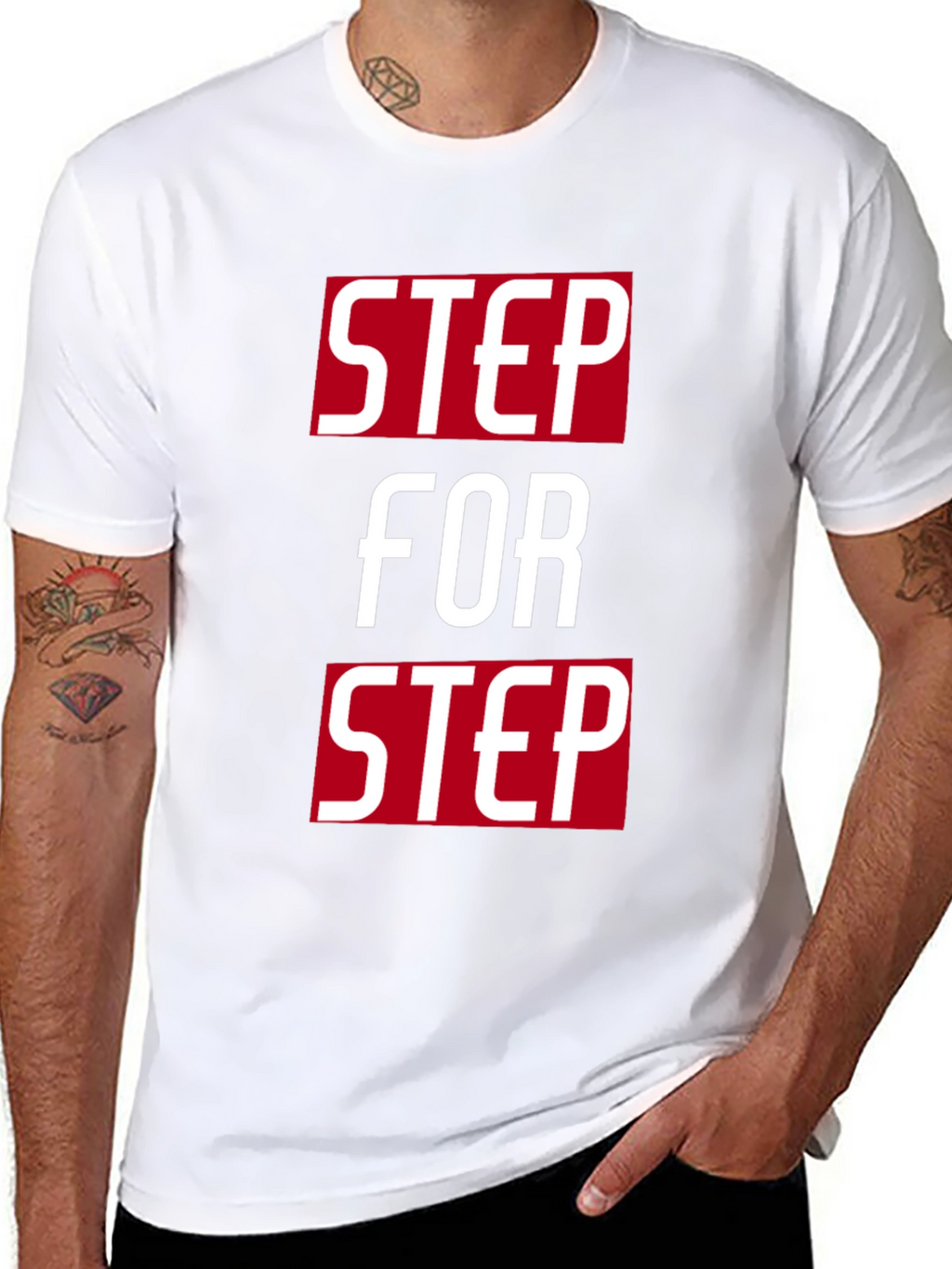 Step For Step Graphic Tee