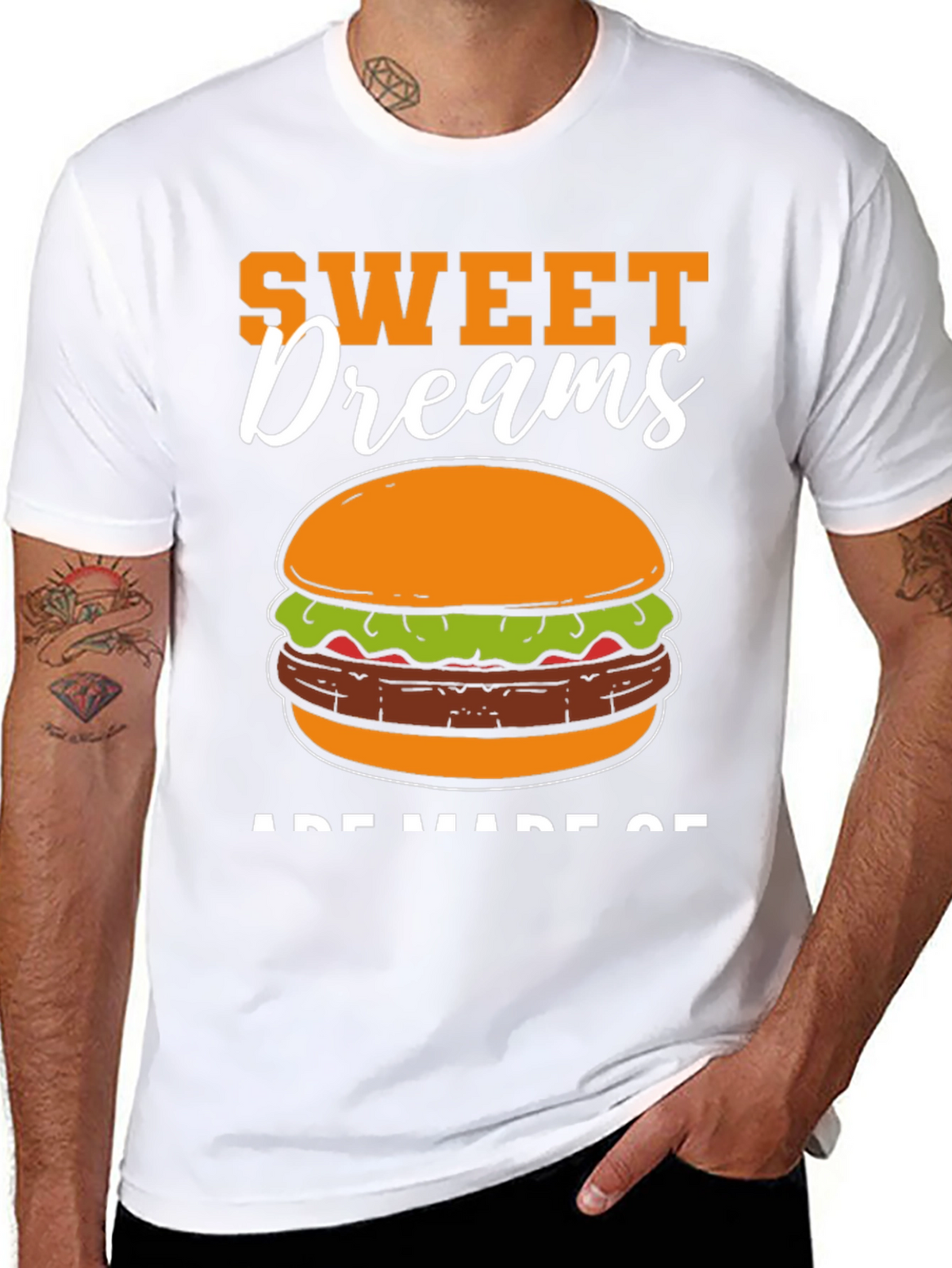 Sweet Dreams Burger Graphic T-Shirt