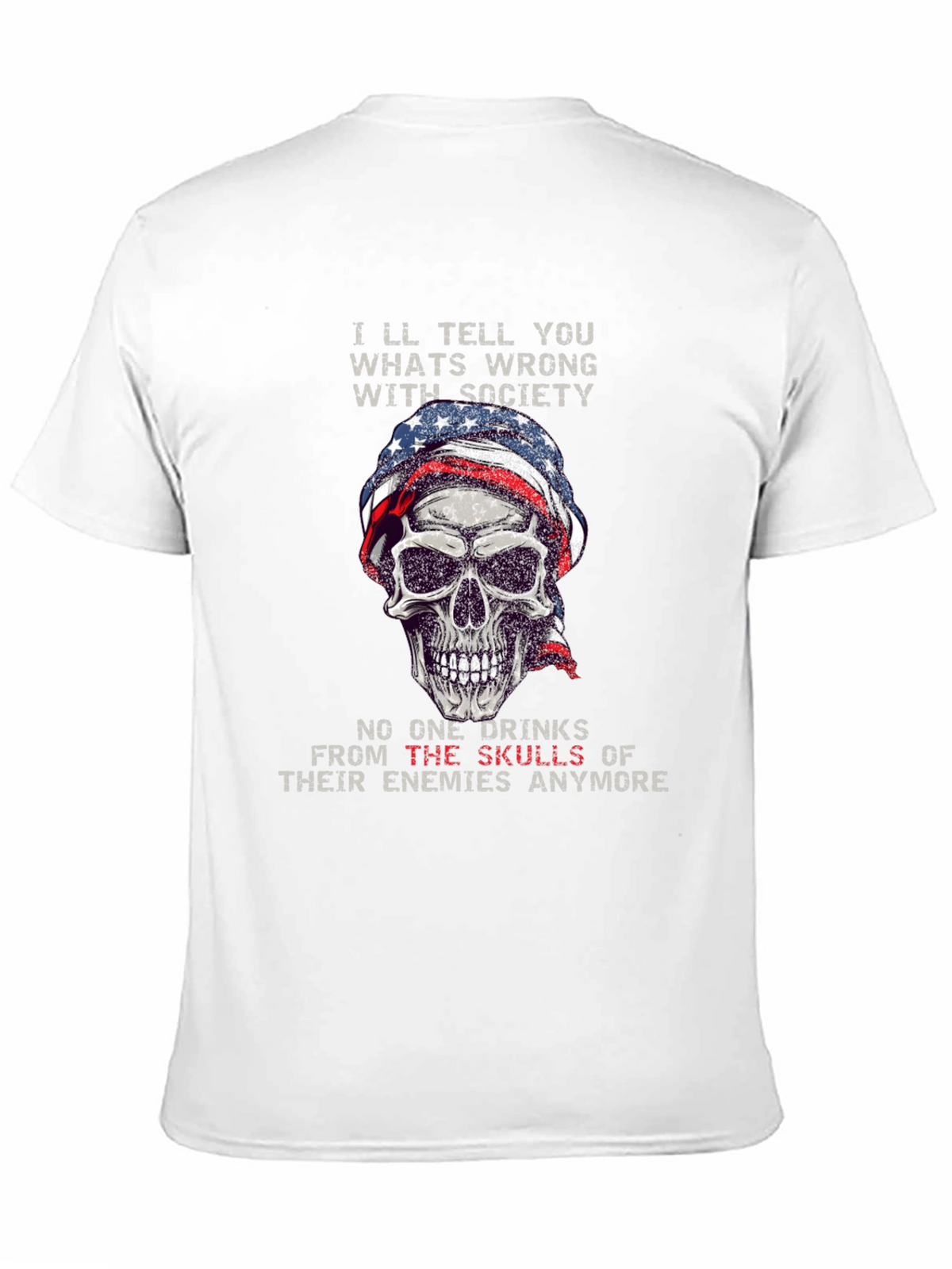 Skull Graphic T-Shirt - Societys Ills