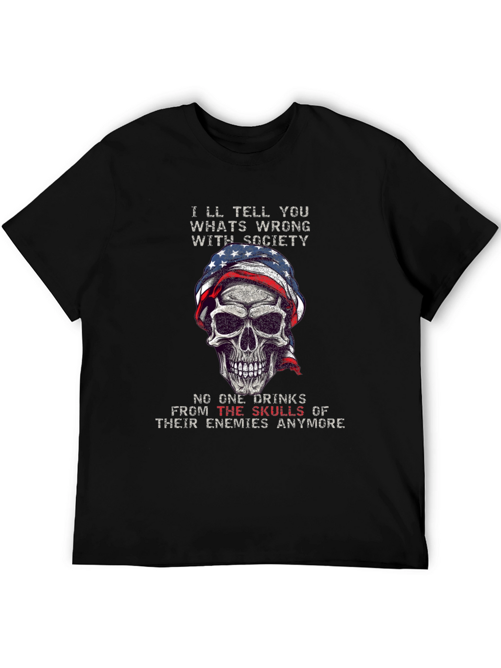 Skull Graphic T-Shirt - Societys Ills
