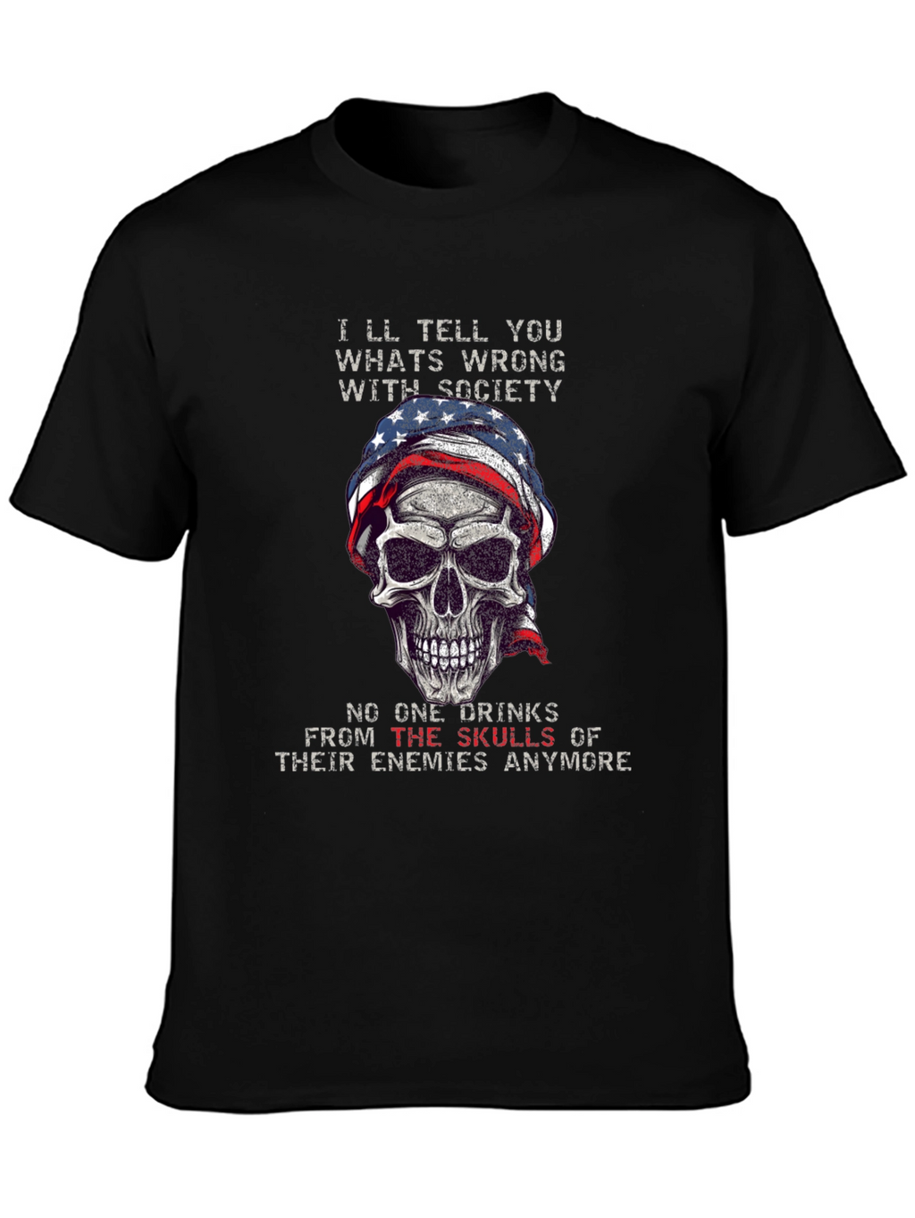 Skull Graphic T-Shirt - Societys Ills