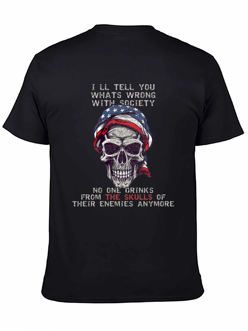 Skull Graphic T-Shirt - Societys Ills