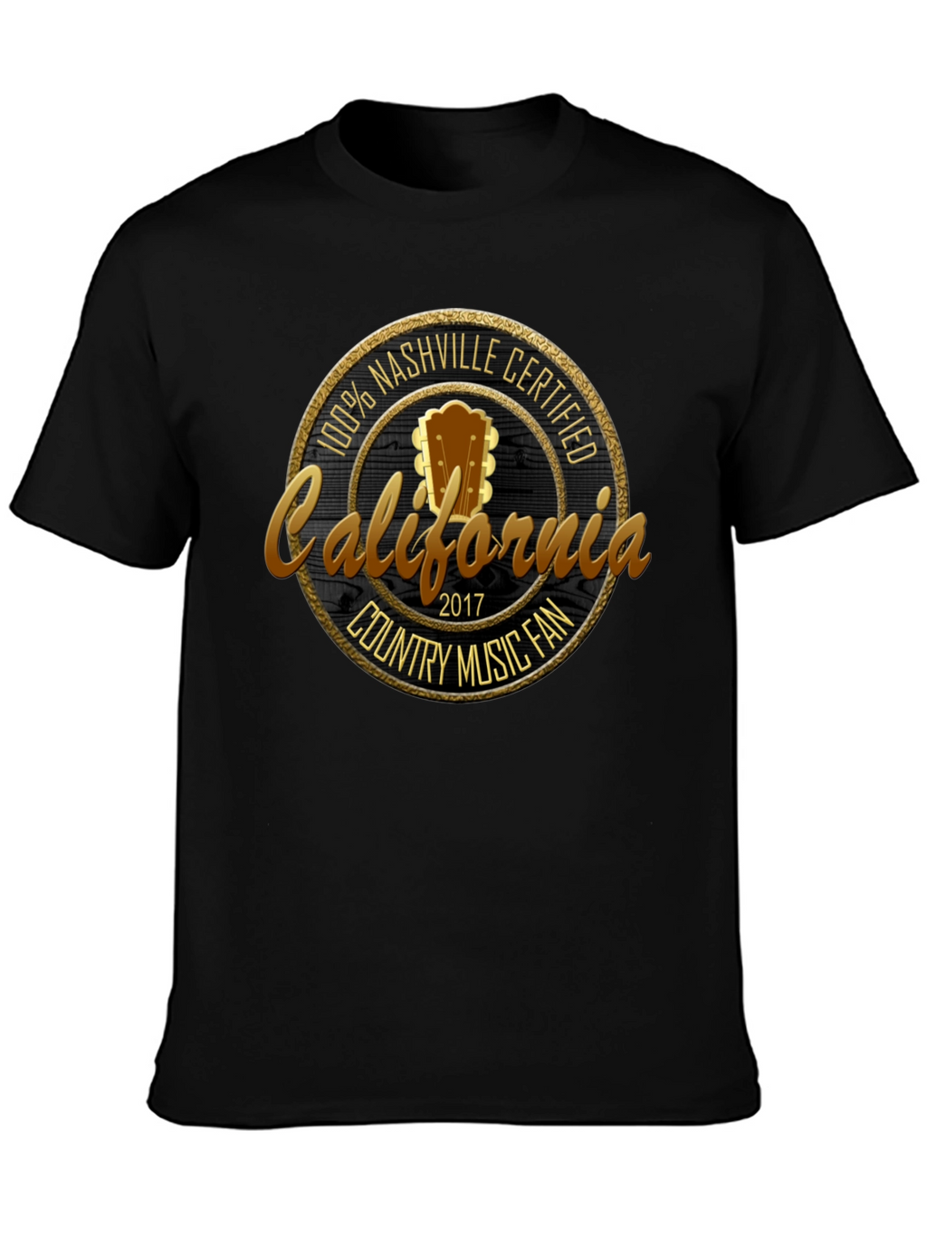 Nashville Certified California Country Music Fan T-Shirt
