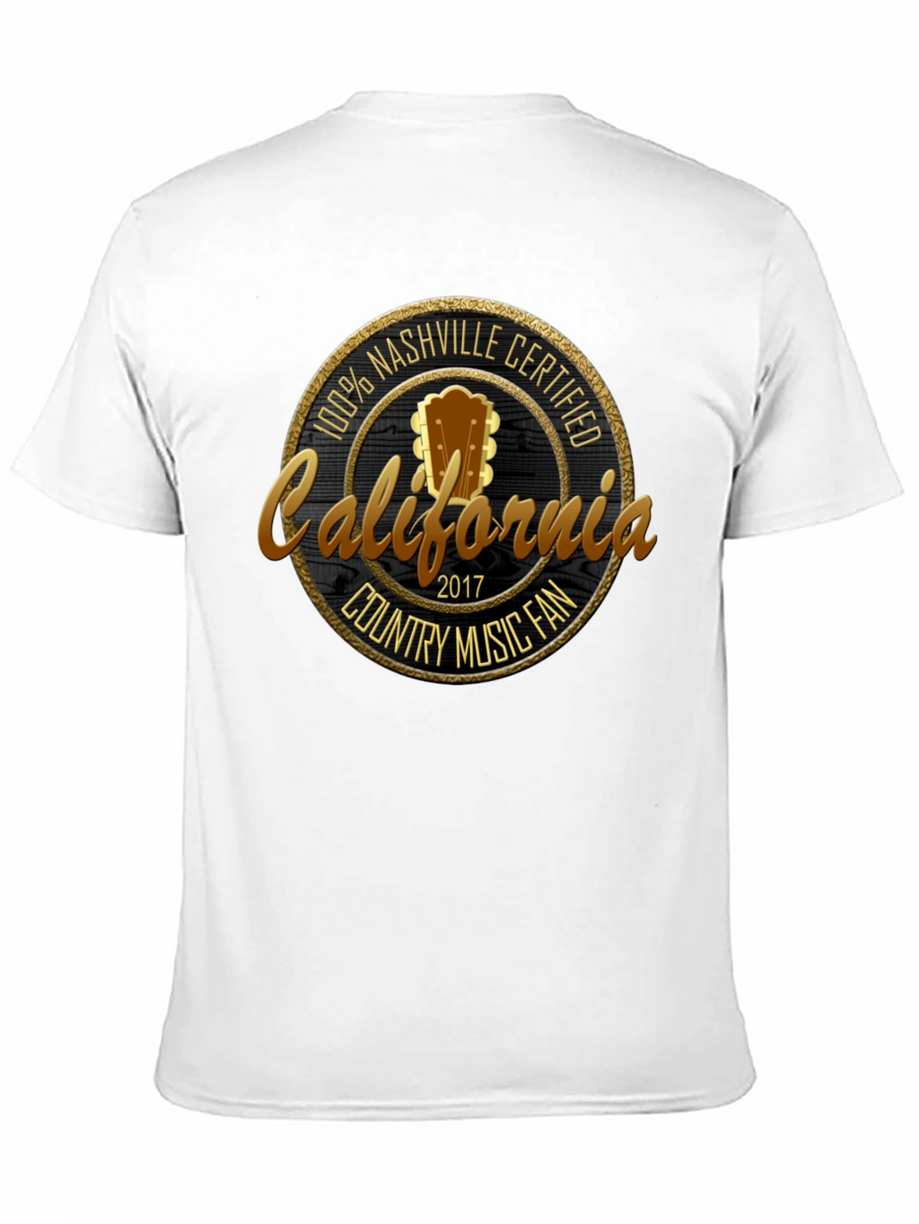 Nashville Certified California Country Music Fan T-Shirt