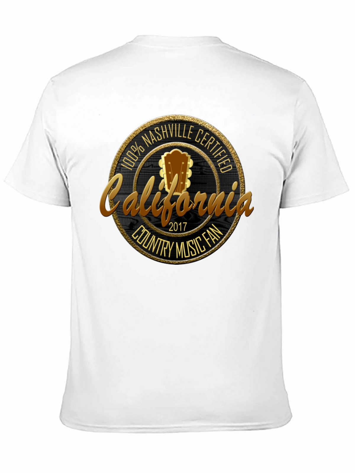 Nashville Certified California Country Music Fan T-Shirt