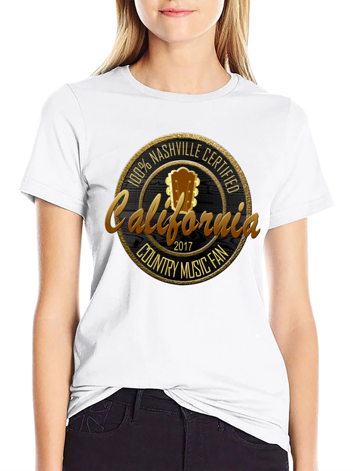 Nashville Certified California Country Music Fan T-Shirt