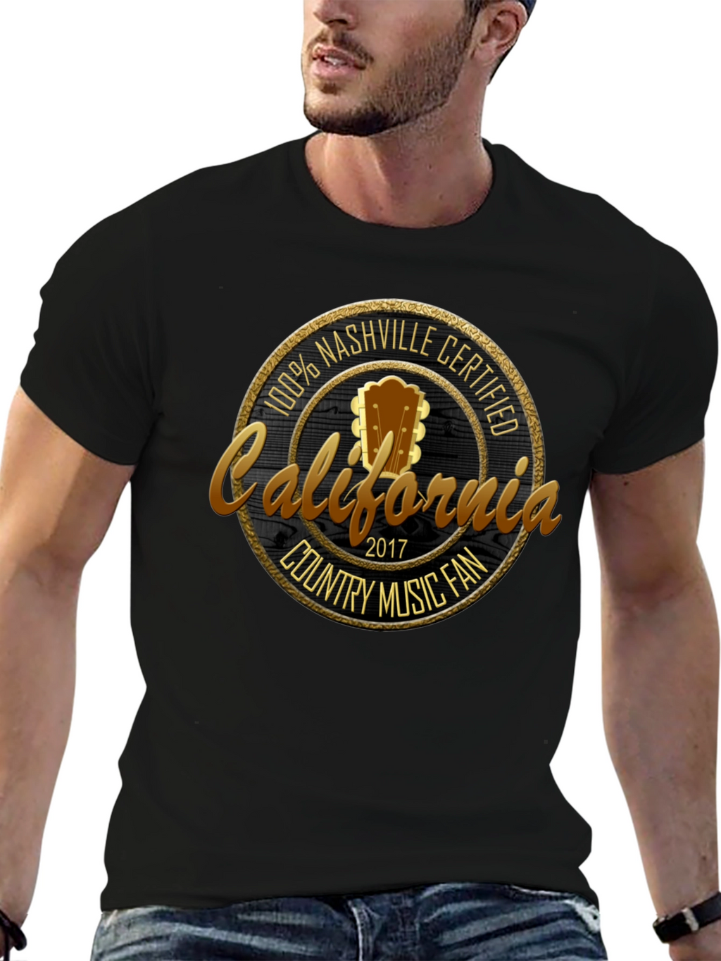 Nashville Certified California Country Music Fan T-Shirt