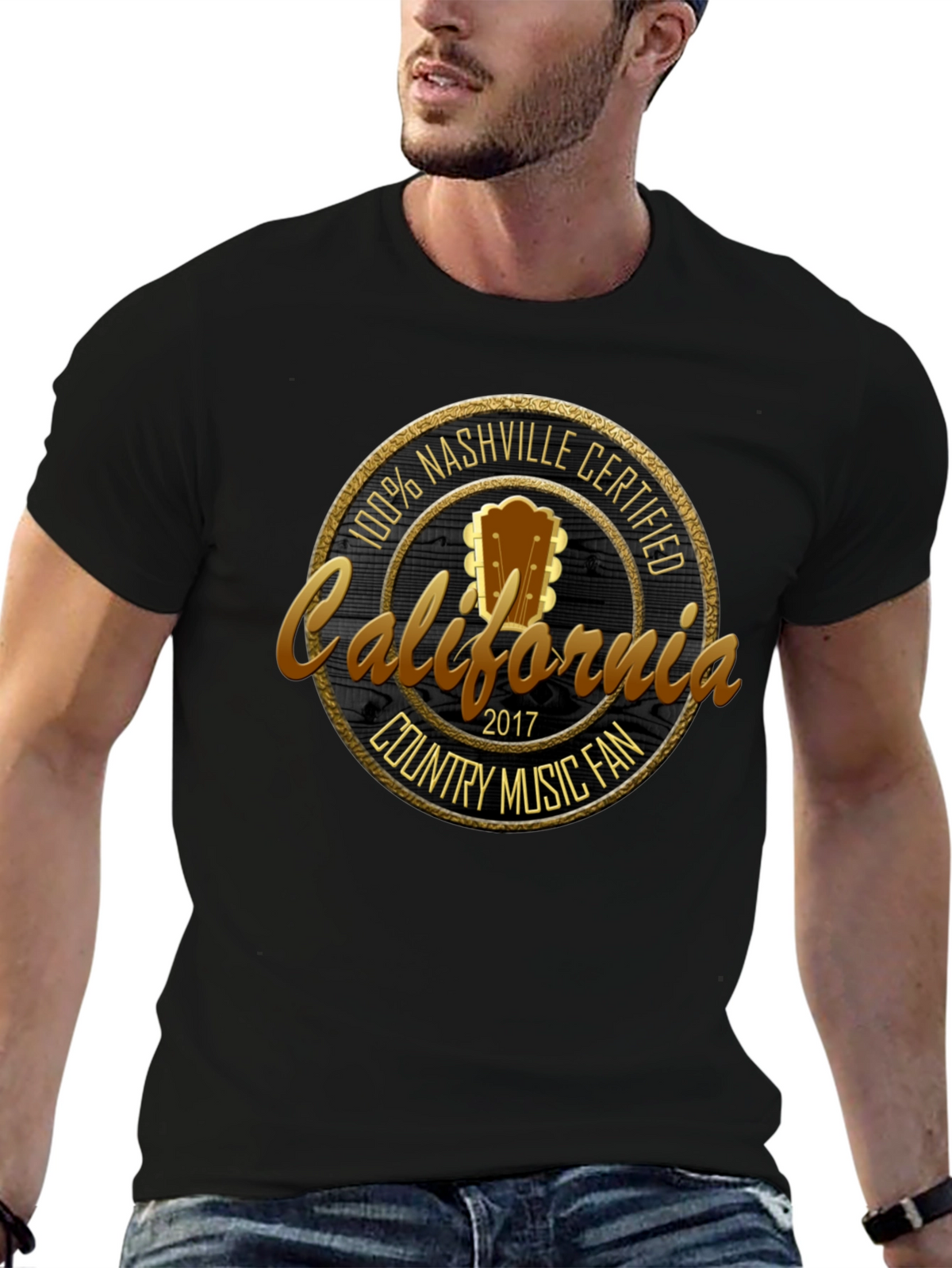 Nashville Certified California Country Music Fan T-Shirt