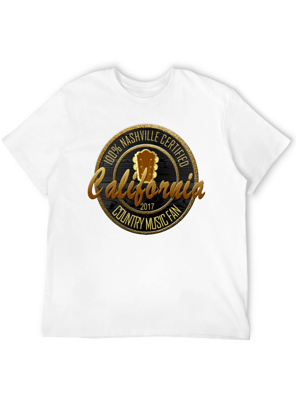 Nashville Certified California Country Music Fan T-Shirt