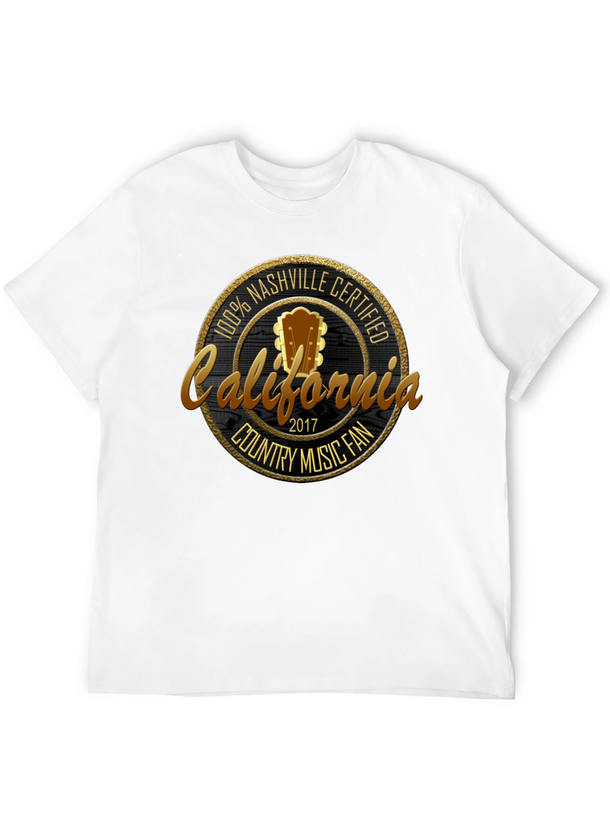 Nashville Certified California Country Music Fan T-Shirt