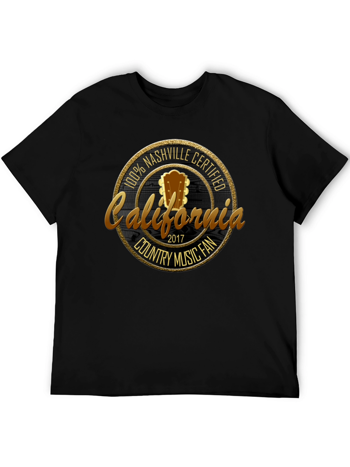 Nashville Certified California Country Music Fan T-Shirt