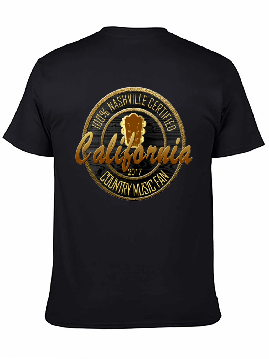 Nashville Certified California Country Music Fan T-Shirt