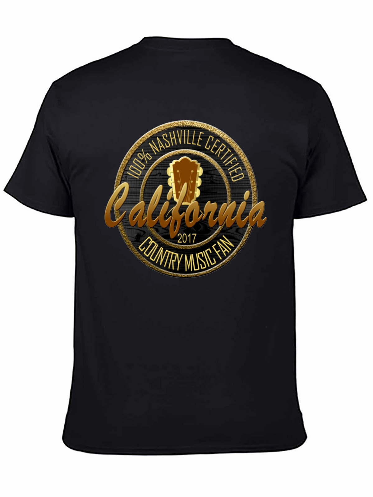 Nashville Certified California Country Music Fan T-Shirt