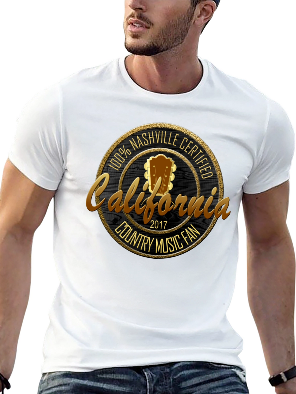 Nashville Certified California Country Music Fan T-Shirt