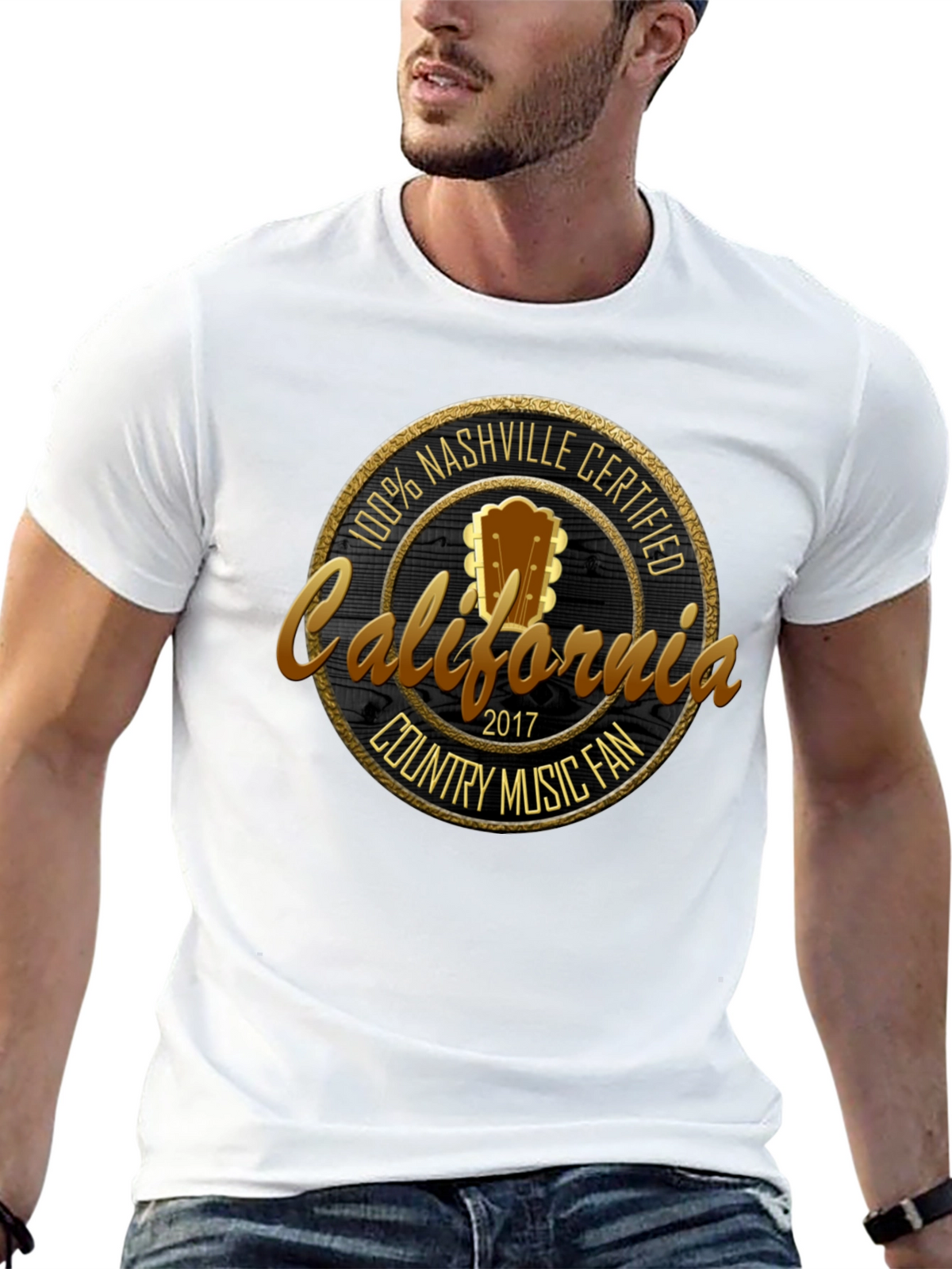 Nashville Certified California Country Music Fan T-Shirt