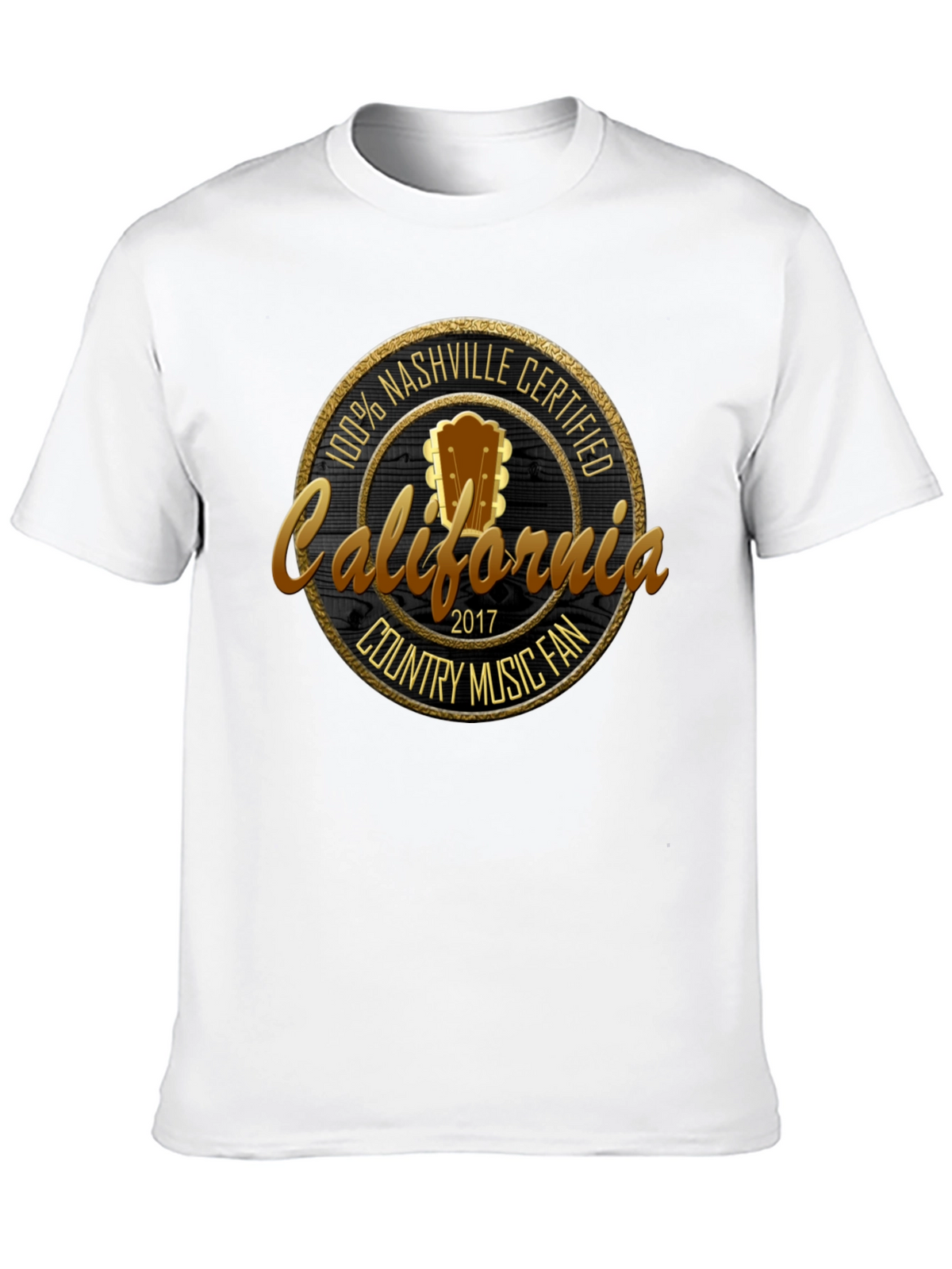 Nashville Certified California Country Music Fan T-Shirt