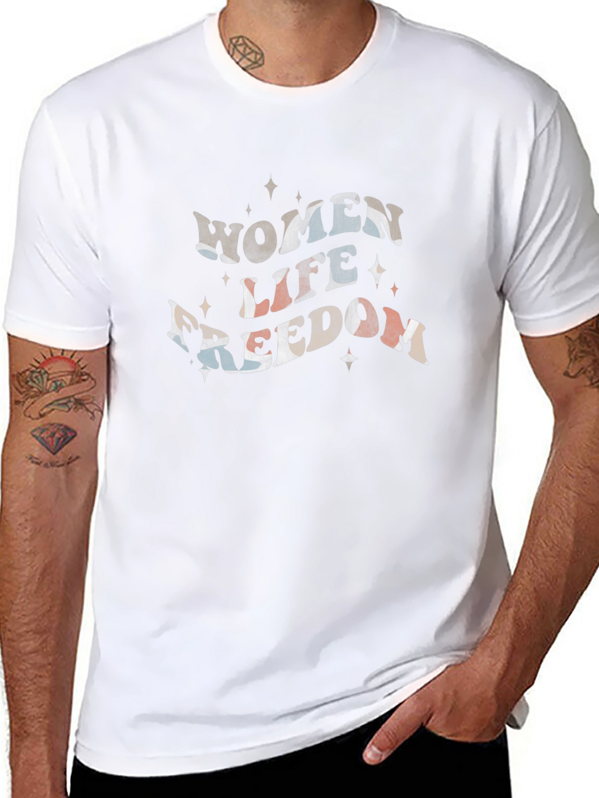 Women Life Freedom Graphic Tee - Unisex