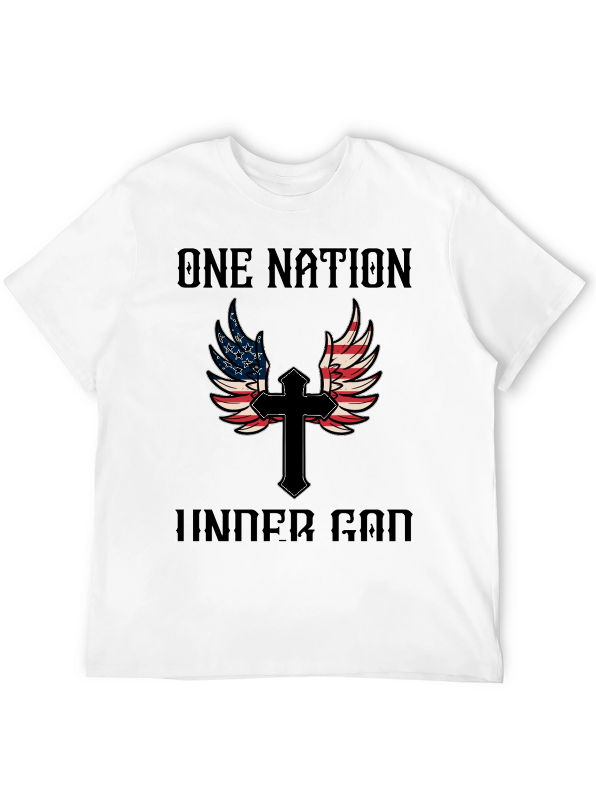 One Nation Under God T-Shirt - Patriotic Christian Tee