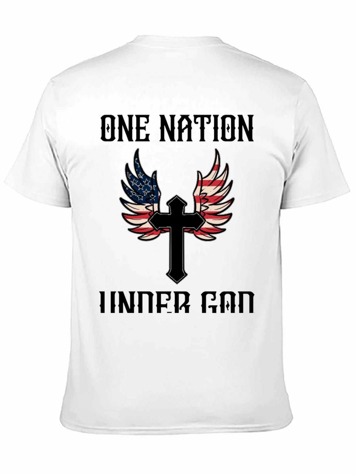 One Nation Under God T-Shirt - Patriotic Christian Tee