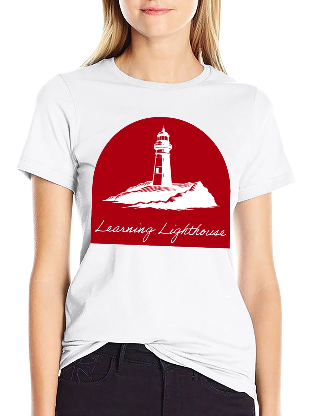 Learning Lighthouse Graphic T-Shirt