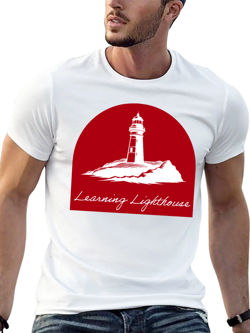 Learning Lighthouse Graphic T-Shirt