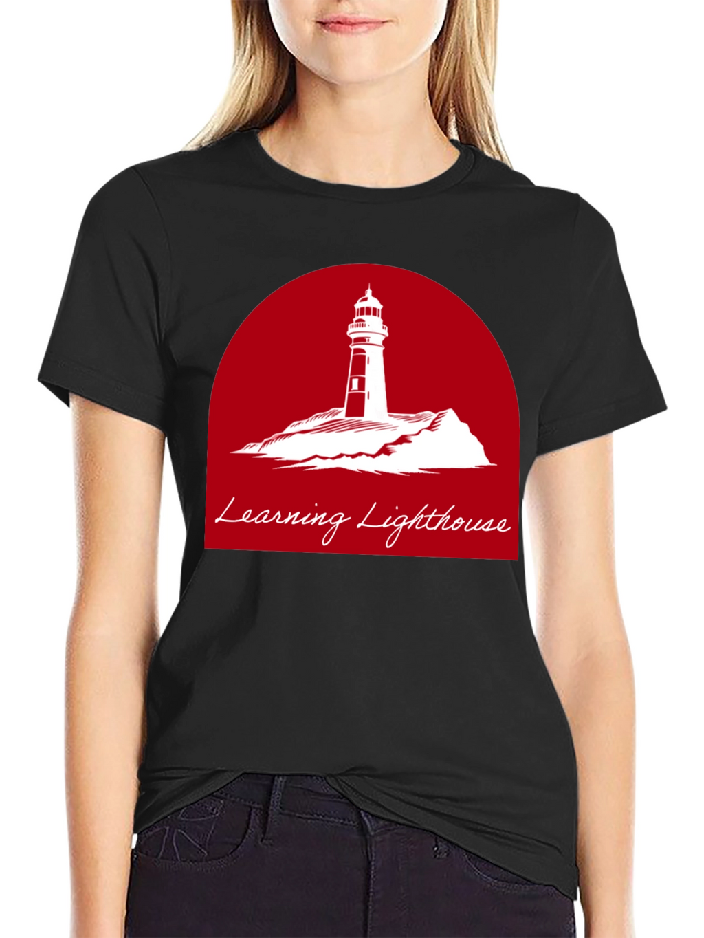 Learning Lighthouse Graphic T-Shirt