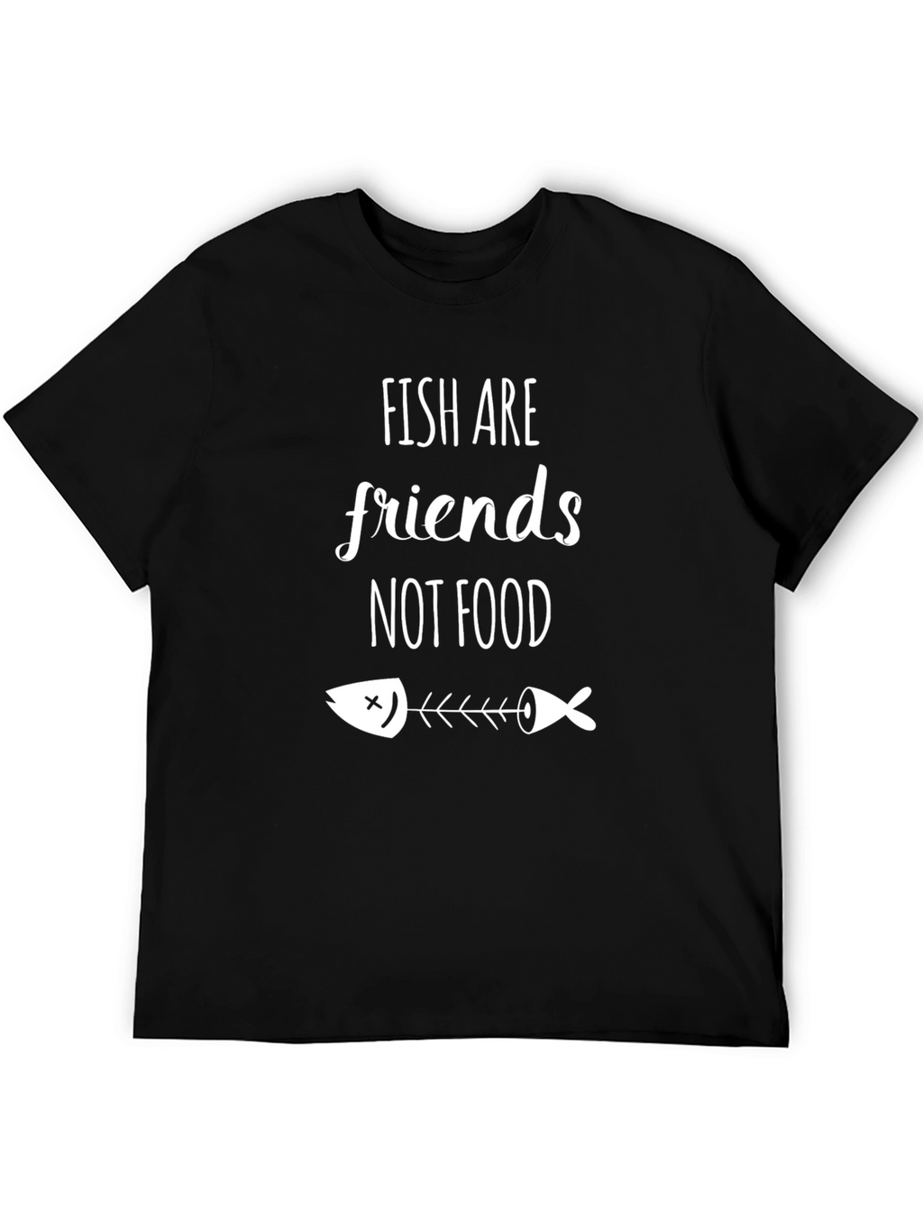 Fish Are Friends Graphic Tee - Vegan Statement Shirt