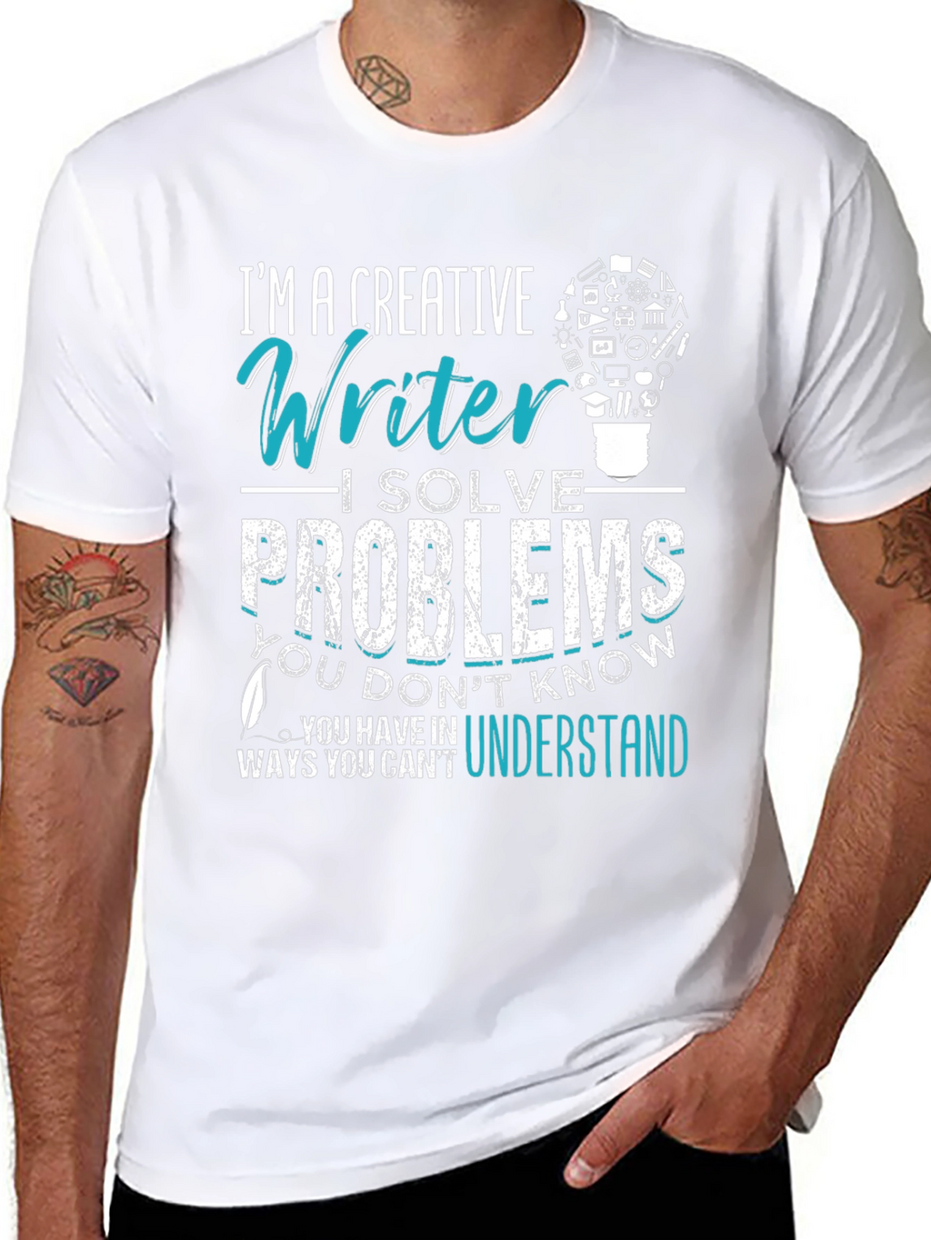 Creative Writer T-Shirt: I Solve Problems
