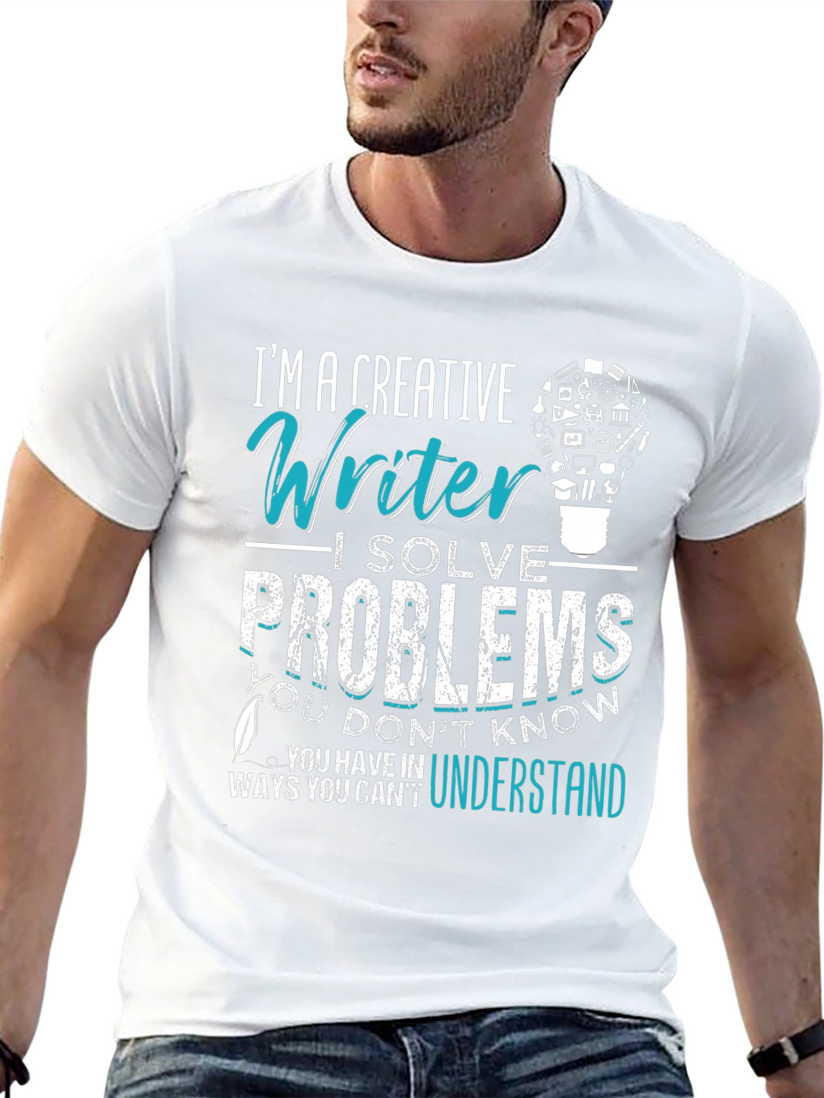 Creative Writer T-Shirt: I Solve Problems