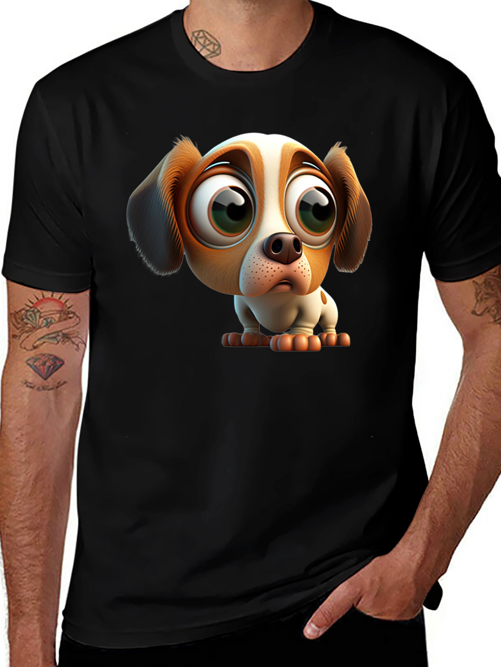 Cute Cartoon Puppy Dog T-Shirt