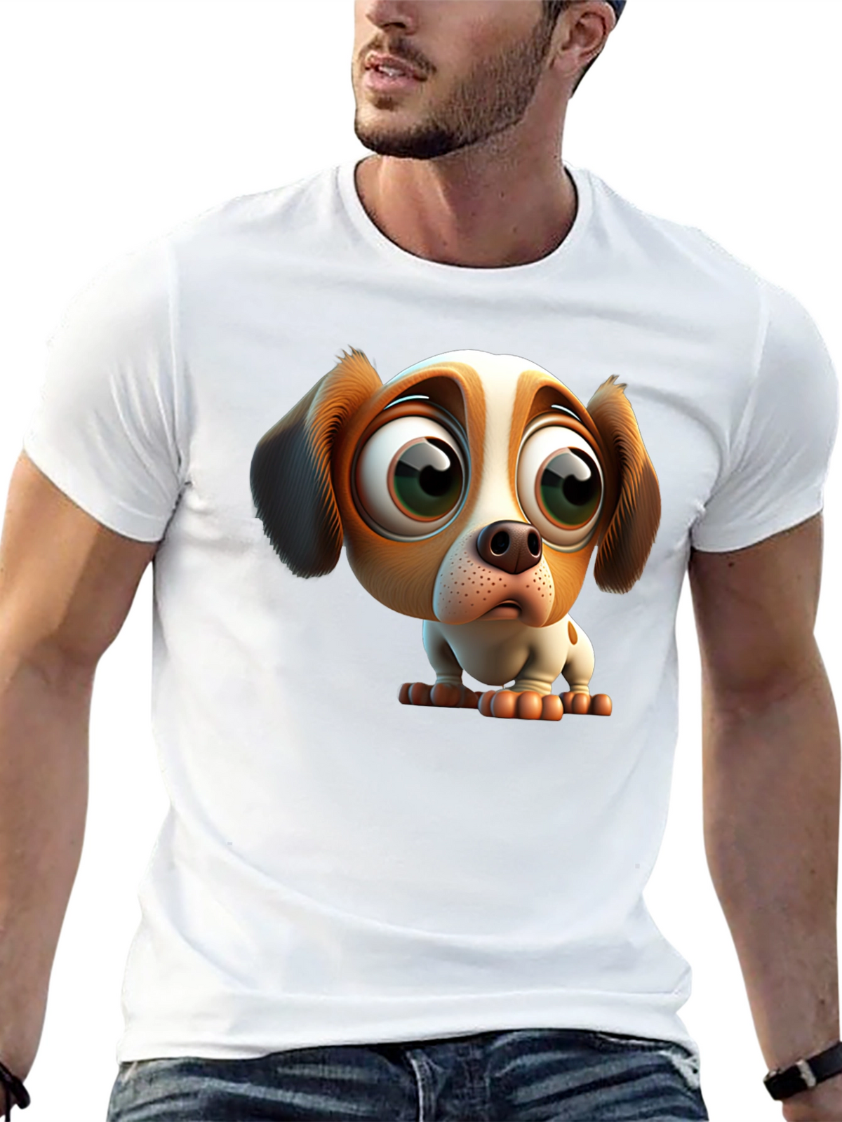 Cute Cartoon Puppy Dog T-Shirt