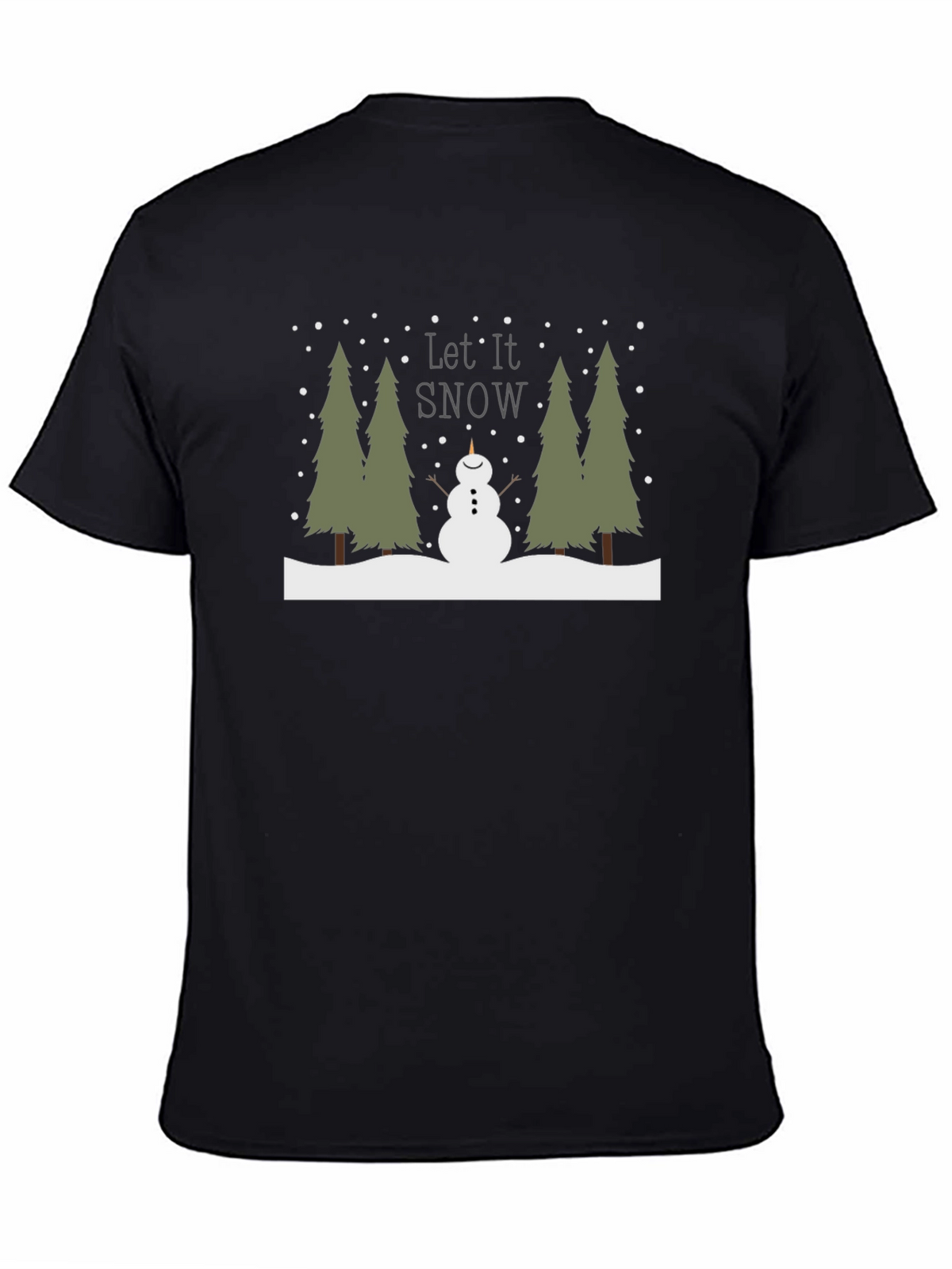 Let it Snow T-Shirt - Festive Winter Design