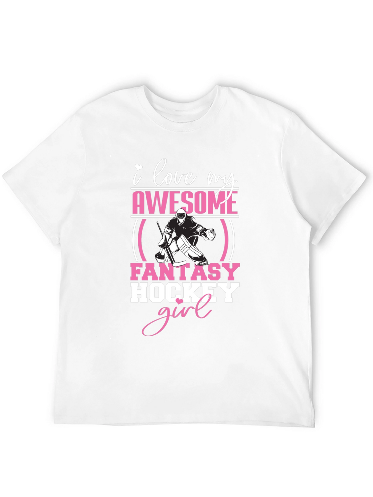 Awesome Fantasy Hockey Girl T-Shirt