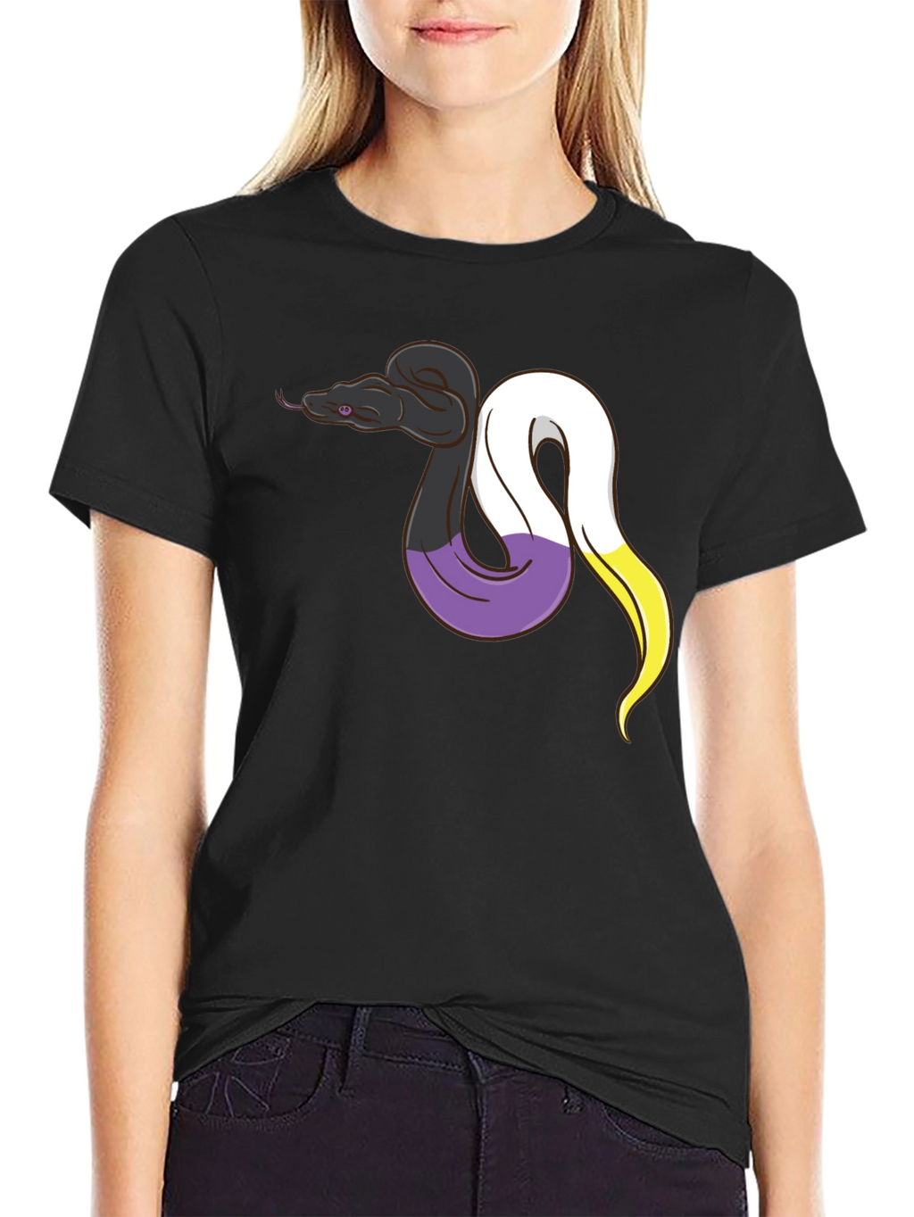 Nonbinary Pride Snake T-Shirt