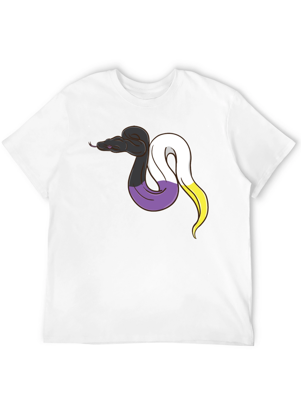 Nonbinary Pride Snake T-Shirt