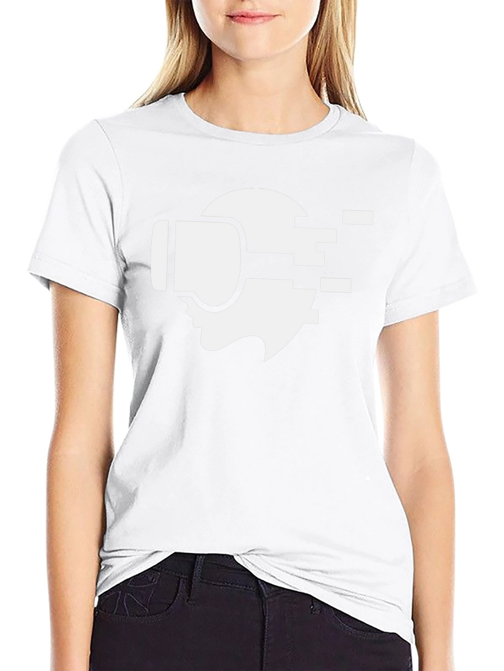 VR Headset Graphic Tee - Black Cotton T-Shirt