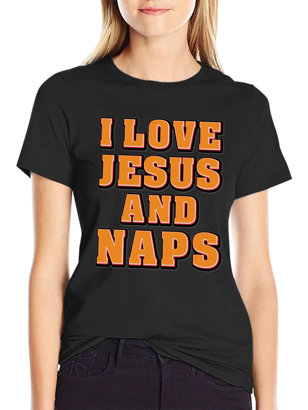 I Love Jesus & Naps Graphic Tee