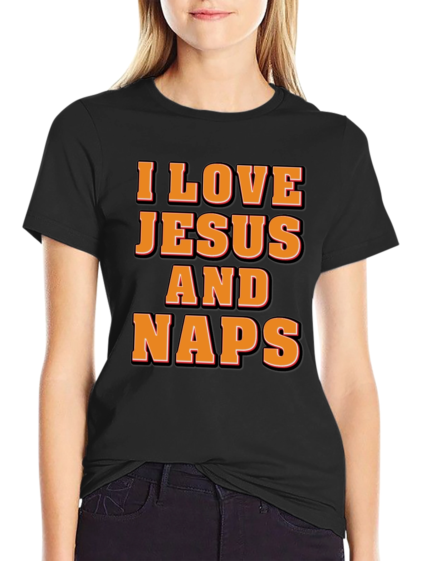 I Love Jesus & Naps Graphic Tee