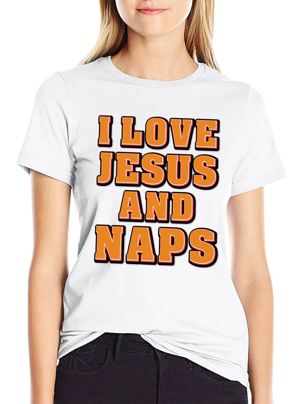 I Love Jesus & Naps Graphic Tee