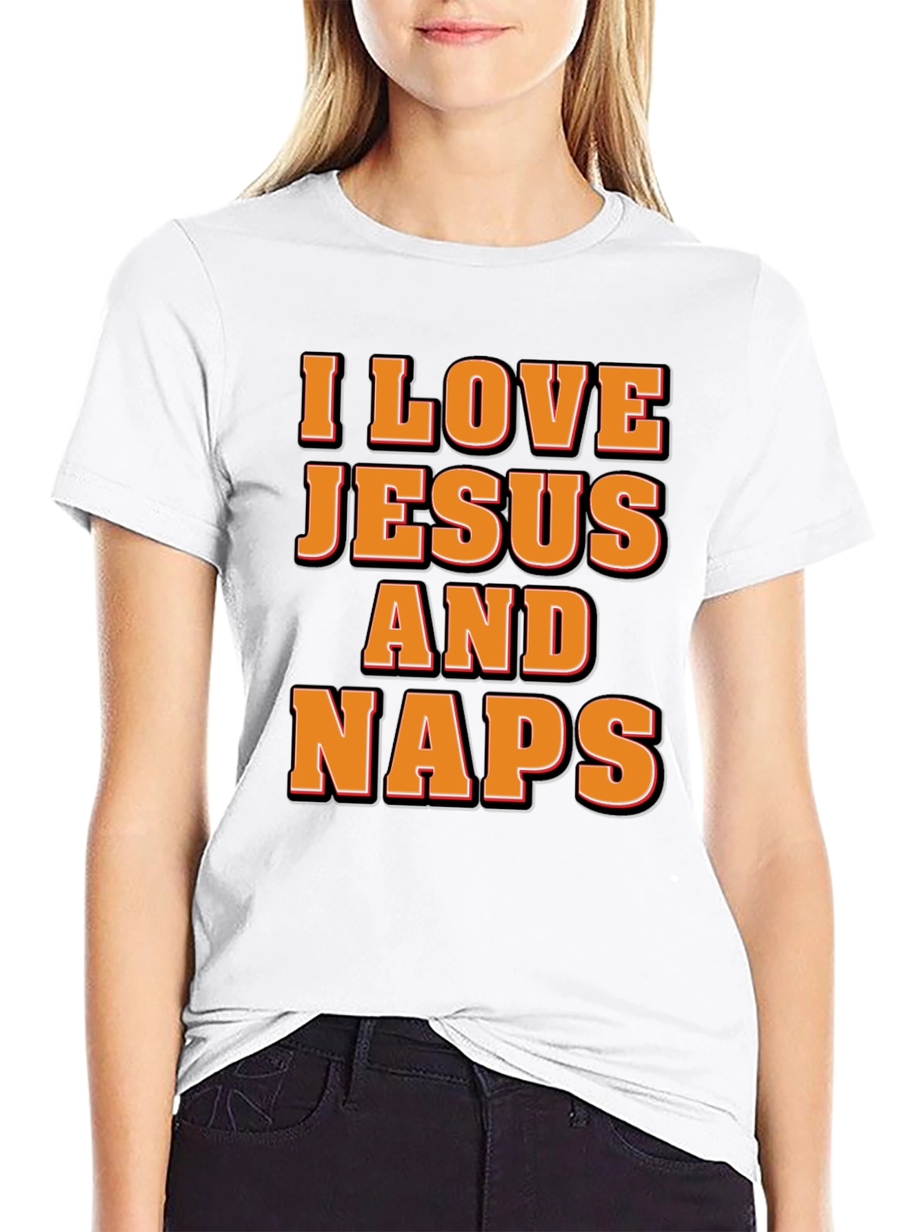 I Love Jesus & Naps Graphic Tee