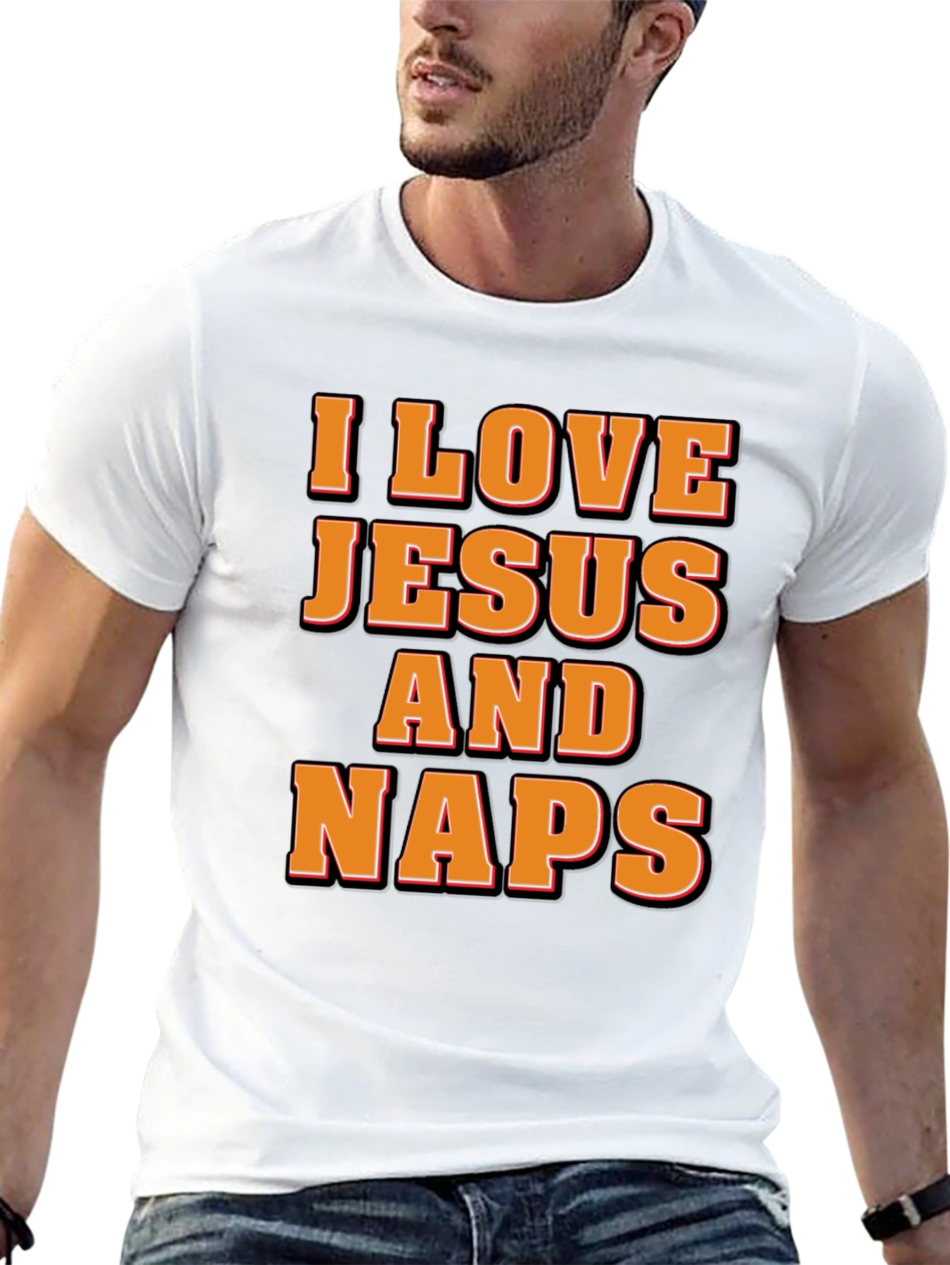 I Love Jesus & Naps Graphic Tee