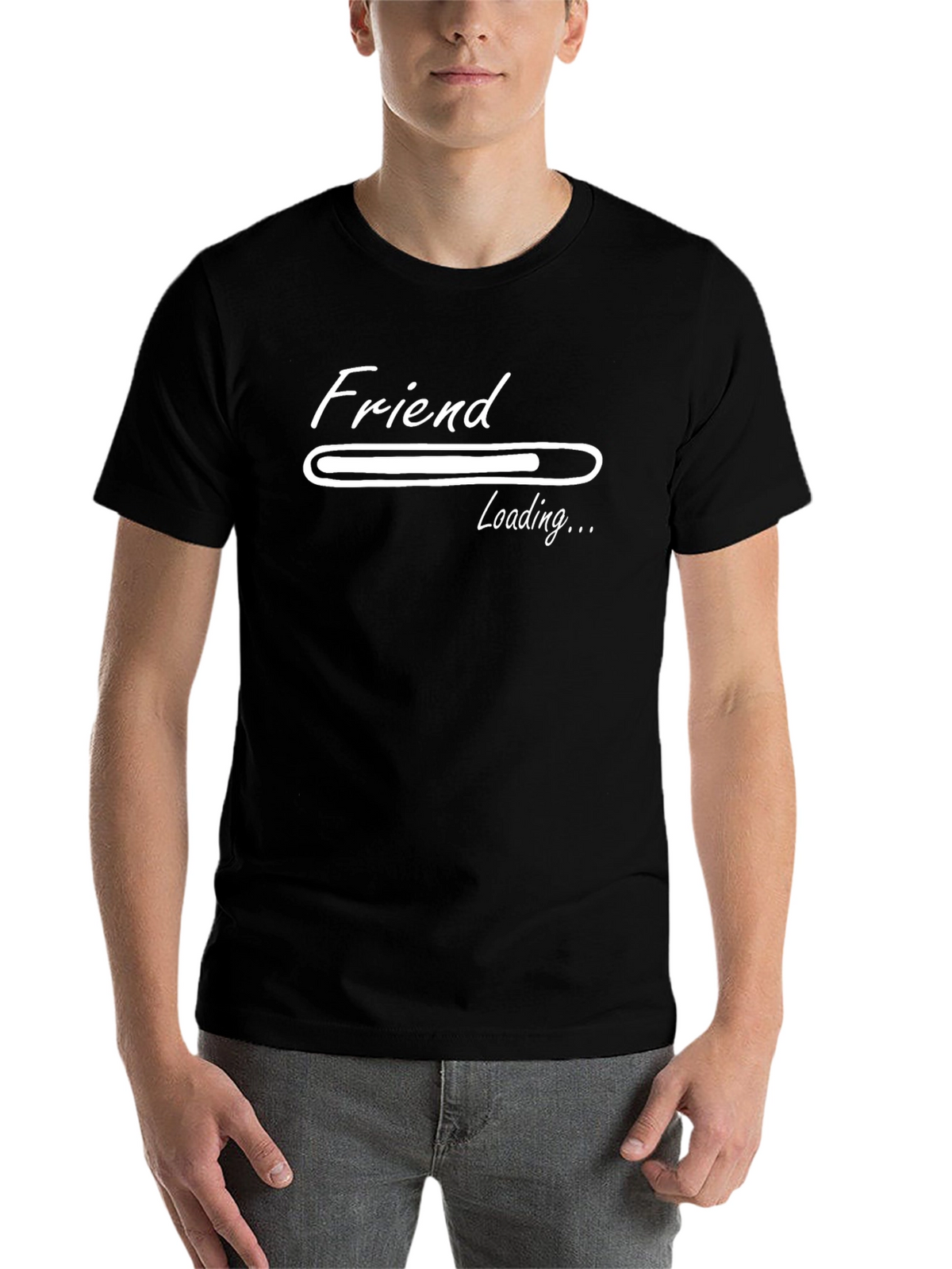 Friend Loading T-Shirt - Funny Sarcastic Tee